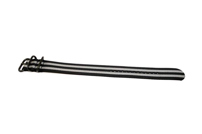 Da Luca Ballistic Nylon Military 1 Piece Watch Strap - Bond (PVD Buckle) : 20mm - Image 3